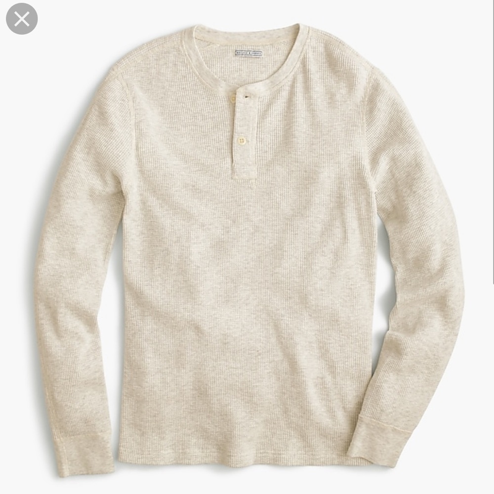 JCrew Wallace & Barnes Thermal Henley